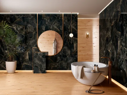 Porcelanato polido e acetinado para sala e cozinha — loja de pisos em Canoas RS